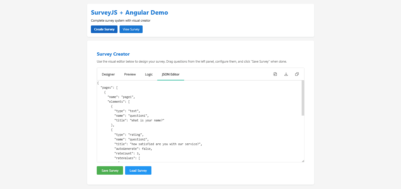 How I Built a Form Management Platform with Angular 17 and SurveyJS