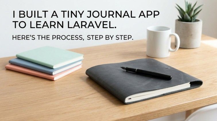 I Built a Tiny Journal App to Learn Laravel. Here's the Process, Step by Step.