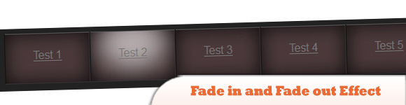 Attractive jQuery Menu with Fade in and Fade out Effect