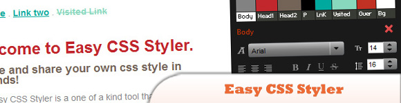 Easy CSS Styler