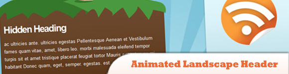 Impressive Animated Landscape Header with jQuery