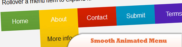 Make a Smooth Animated Menu with jQuery