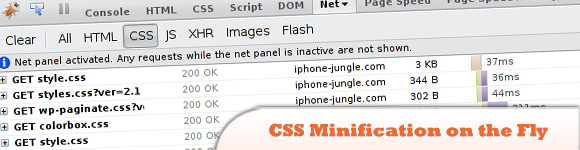 CSS Minification on the Fly