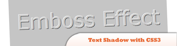 Text Shadow with CSS3