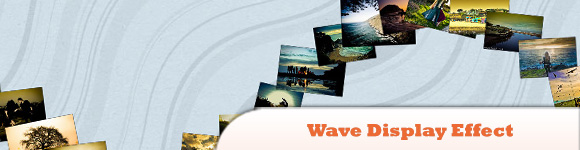 Wave Display Effect with jQuery