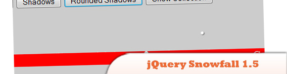 jQuery Snowfall 1.5 update now with snow buildup!