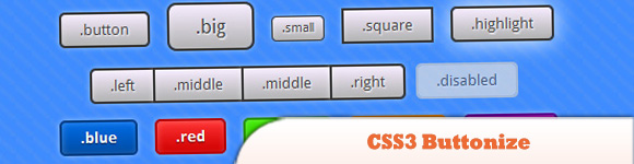 CSS3 Buttonize Framework