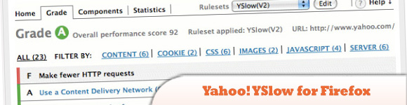 Yahoo! YSlow for Firefox