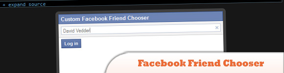 Facebook Friend Chooser