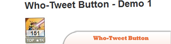 Who-Tweet Button