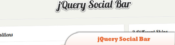jQuery Social Bar