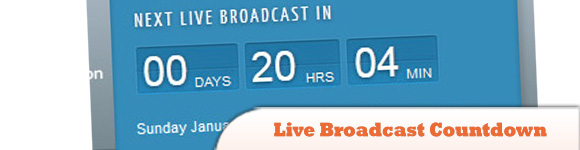 Live Broadcast Countdown