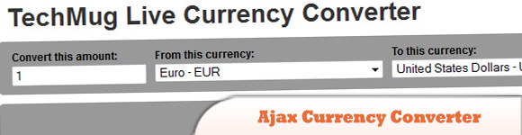 Ajax Currency Converter