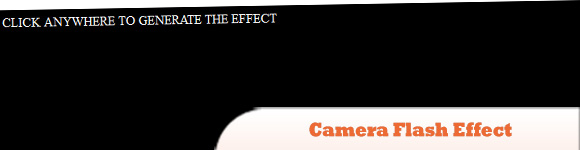 Camera Flash Effect