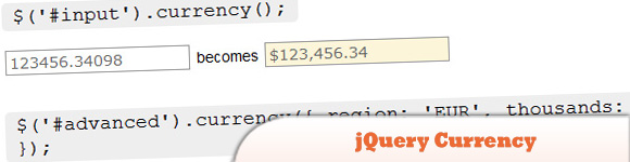 jQuery Currency