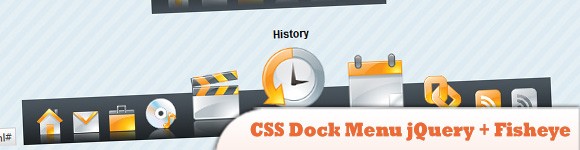 CSS Dock Menu jQuery + Fisheye