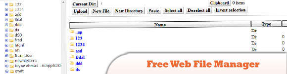 Free Web File Manager