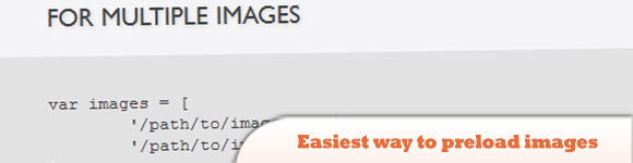 easiest way to preload images with jQuery