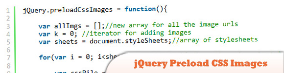 jQuery Preload CSS Images