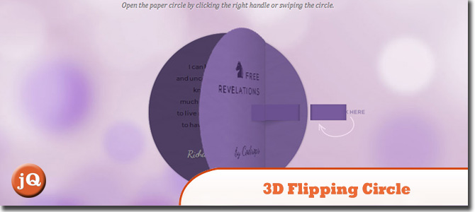 3D Flipping Circle