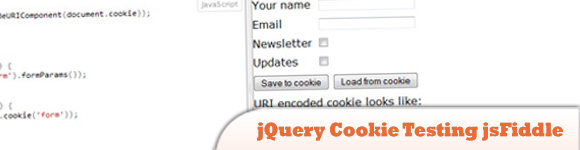 jQuery Cookie Testing jsFiddle