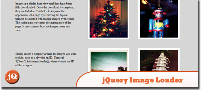jQuery Image Loader Plugin