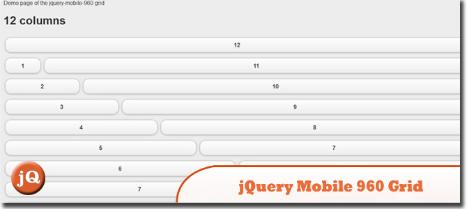 960 Grid on jQuery-Mobile
