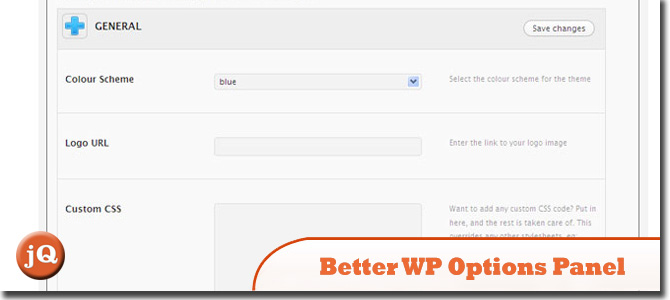Better WordPress Options Panel