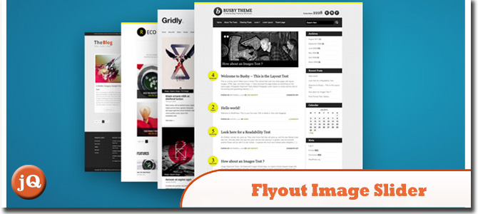 Flyout Image Slider