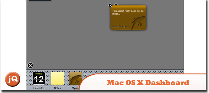 Mac OS X Dashboard