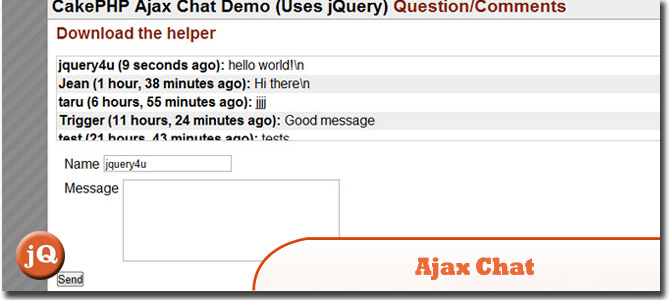 Ajax Chat Plugin