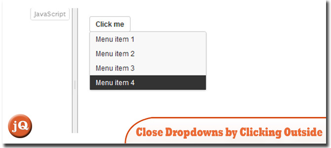 Close dropdowns by clicking outside