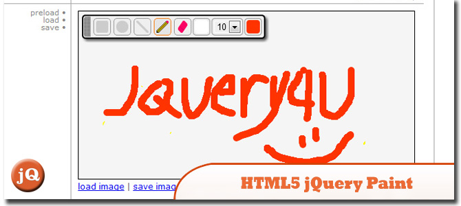 HTML5 jQuery Paint