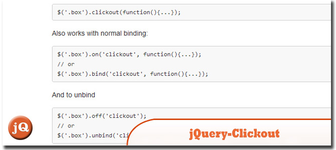jQuery-Clickout
