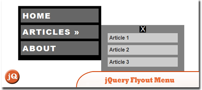 jQuery Fly-Out Menu