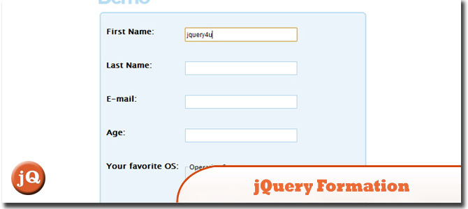 jQuery - Formation