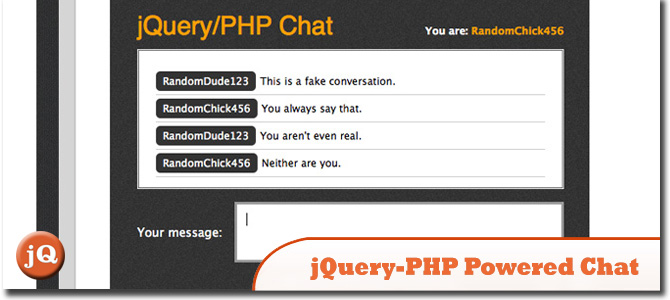 jQuery/PHP Powered Chat Room