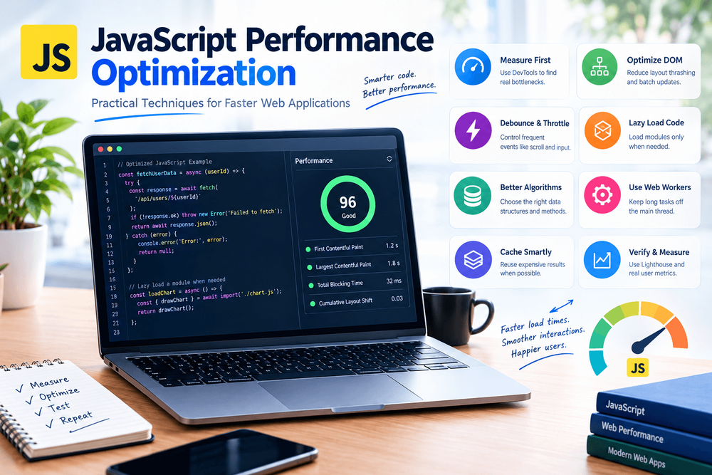 JavaScript Performance Optimization: Practical Techniques for Faster Web Applications