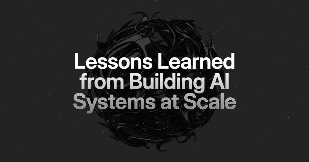 Lessons Learned from Building AI Systems at Scale