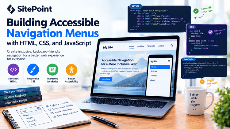 Building Accessible Navigation Menus with HTML, CSS, and JavaScript