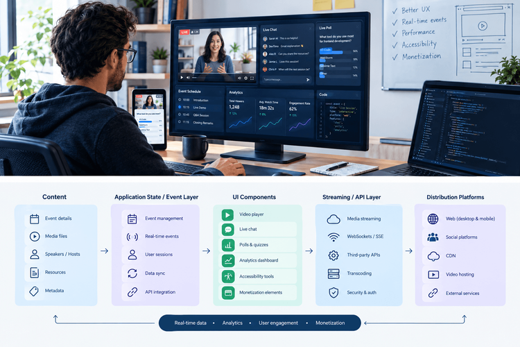 Designing Interactive Live Video Experiences for the Web: Architecture, UX, and Monetization