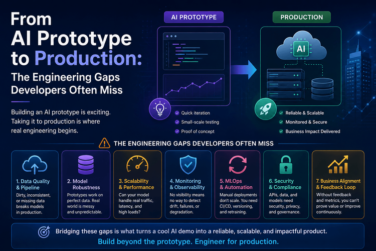 From AI Prototype to Production: The Engineering Gaps Developers Often Miss