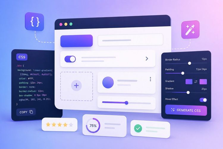 How to Build Modern UI Components Using CSS Generators