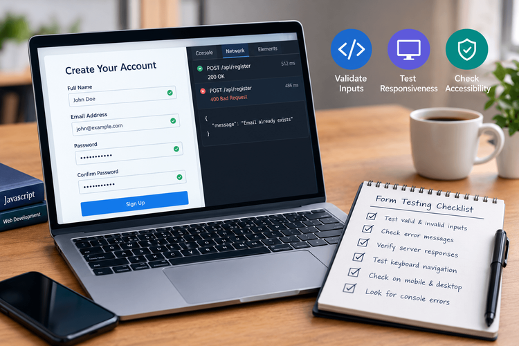 A Practical Workflow for Testing JavaScript Forms Before Deployment
