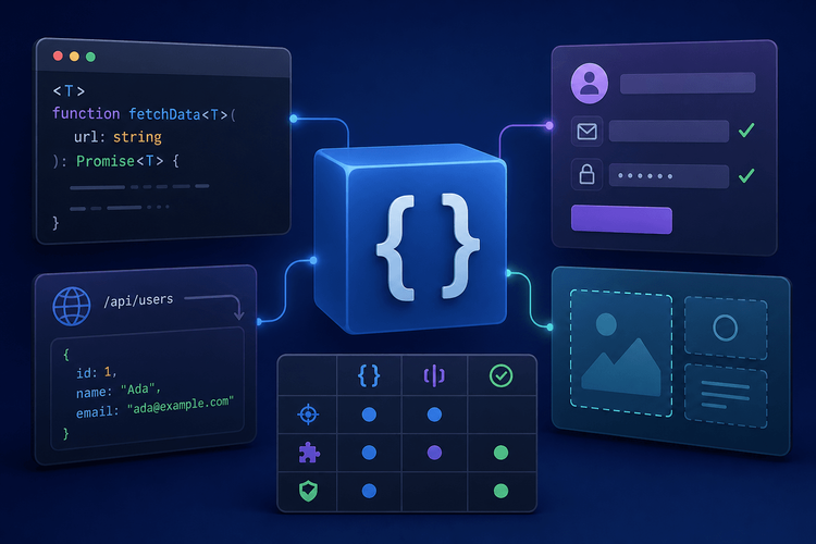 TypeScript Generics Examples: Fetch Wrappers, Forms, and UI Components